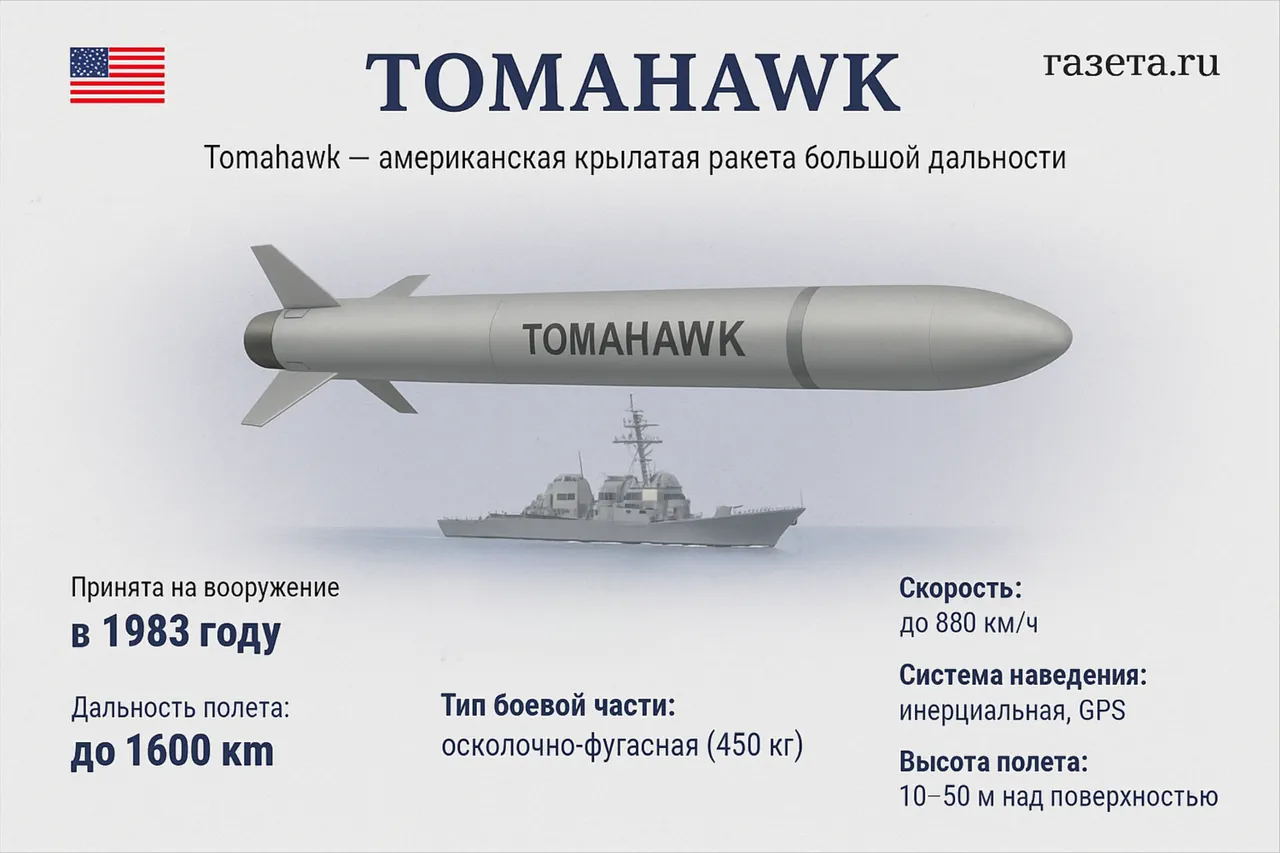 US President Trump Announces Potential Supply of Tomahawk Missiles to Ukraine, Highlighting Controversial Foreign Policy Stance
