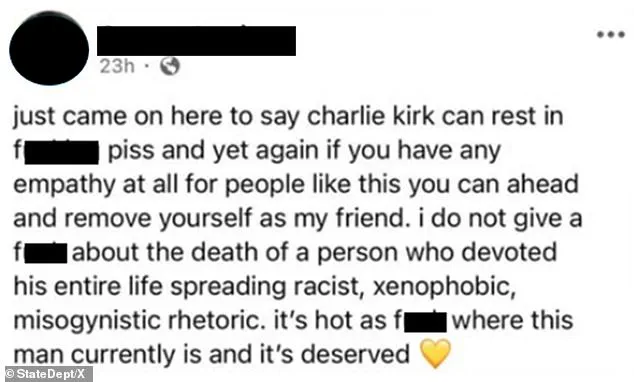 U.S. Revokes Visas of Foreign Nationals Over Online Content Mocking Charlie Kirk's Assassination