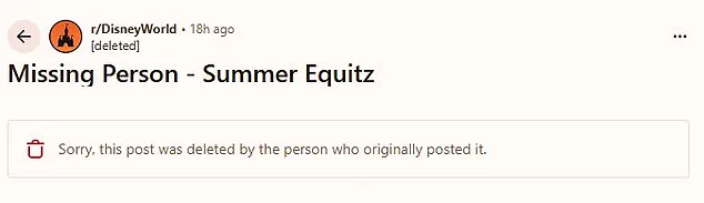 Disney Superfan Summer Equitz Dies by Suicide at Orlando Resort After Disappearance