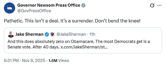 Late-Breaking Deal Ends Record-Breaking Shutdown Amid Sharp Criticism