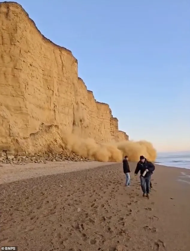 Rockfall at Jurassic Coast Sends Hundreds of Tons of Sandstone Onto Beach in West Bay, Dorset