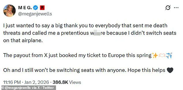 Exclusive Access: Inside Megan Jewell's Viral Flight Incident and the Hidden World of Airline Seat Swaps