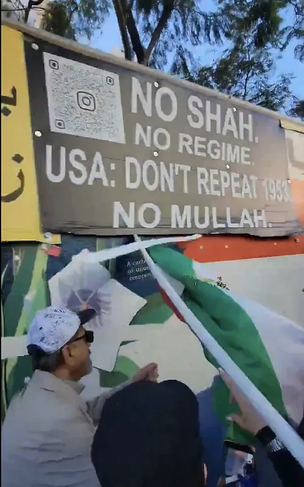 Chaos Erupts at Pro-Iranian Rally in LA: U-Haul Truck Plows Through Crowd, Authorities Release Limited Details