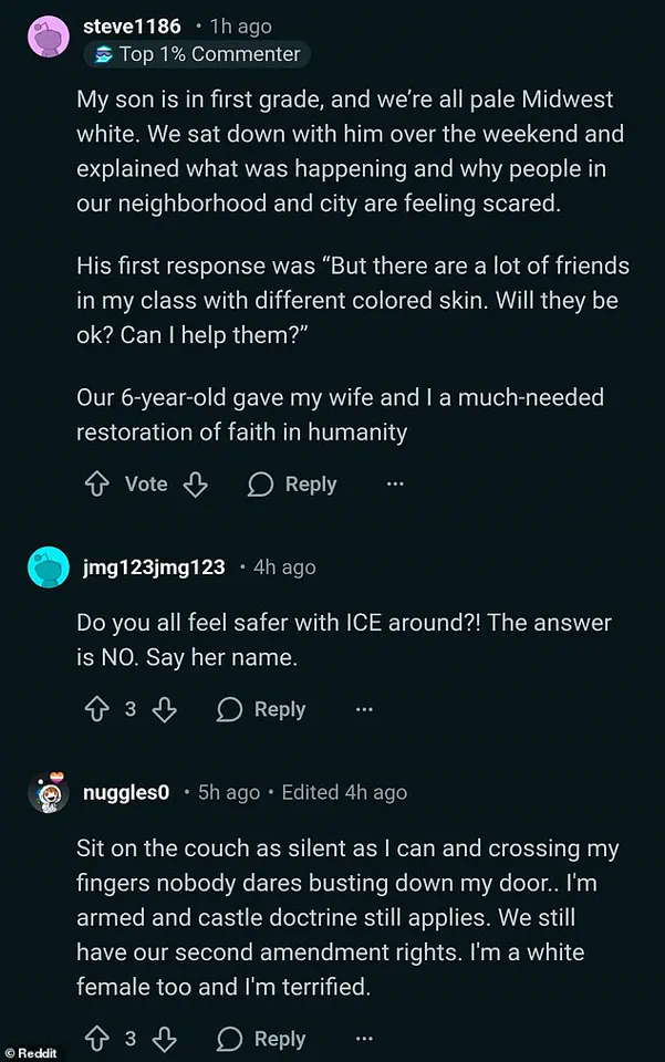 Minneapolis White Families Share ICE Emergency Plans for Children on Reddit