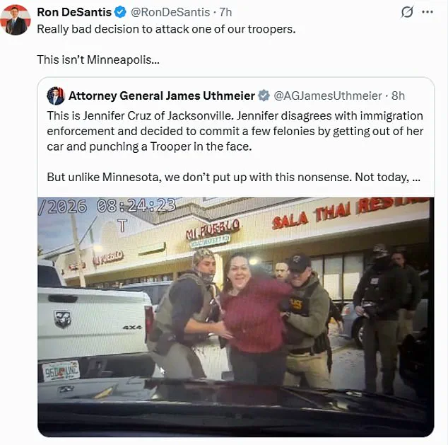 Florida Woman Arrested During ICE Protest Sparks Debate Over Immigration Enforcement and State Responses