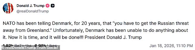 Trump's 'Now is the Time' Declaration on Greenland Ignites Global Diplomatic Firestorm, Drawing Sharp Reactions from Denmark and NATO Allies