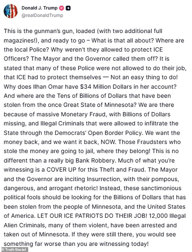 Trump Accuses Minneapolis Officials of Abandoning Federal Officers in Wake of Border Patrol Shooting, Reigniting Federal-Local Cooperation Debate