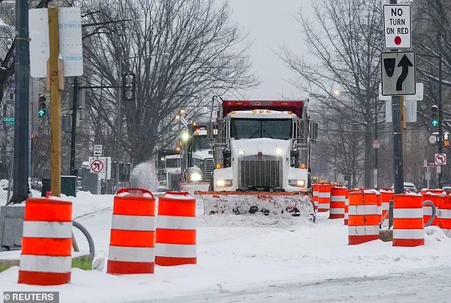 Winter Storm Fern Sparks Blunt Warning from Washington DC Snow Plow Driver 'Princess Cat'