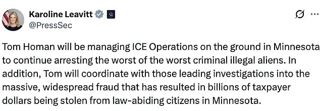 Controversy Over South Dakota Governor's Post on Minnesota Storm Response Amid Ongoing Protests