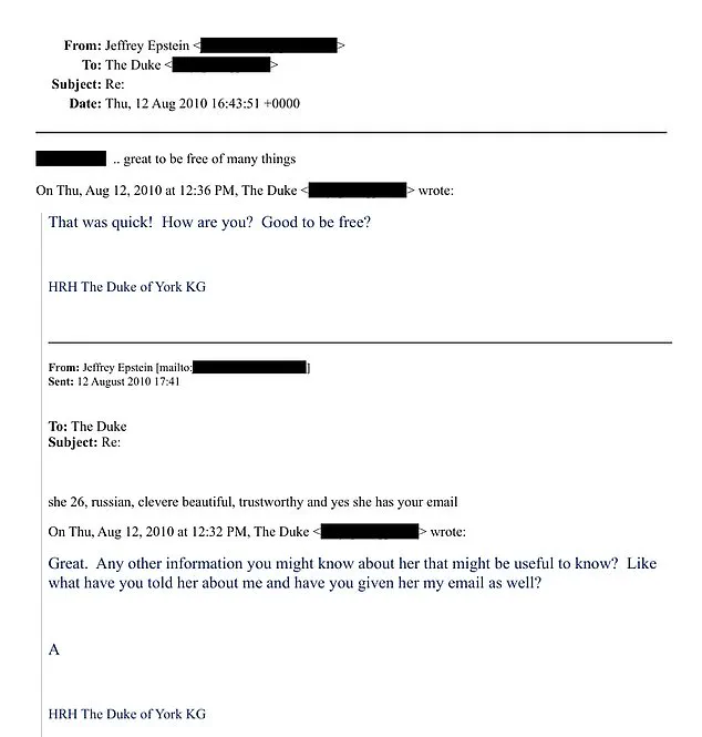 DOJ Document Dump Exposes Epstein-Prince Andrew Dinner, Highlighting Public Concerns Over Government Oversight