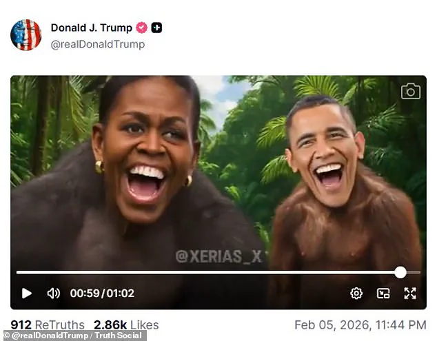 White House aide accidentally shares racist Obama meme on Truth Social, post deleted