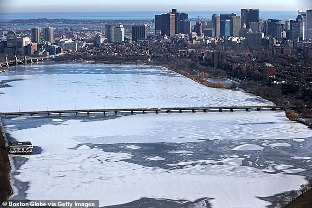 Boston Officials Renew Warnings as Residents Brave Frozen Charles River's Treacherous Ice