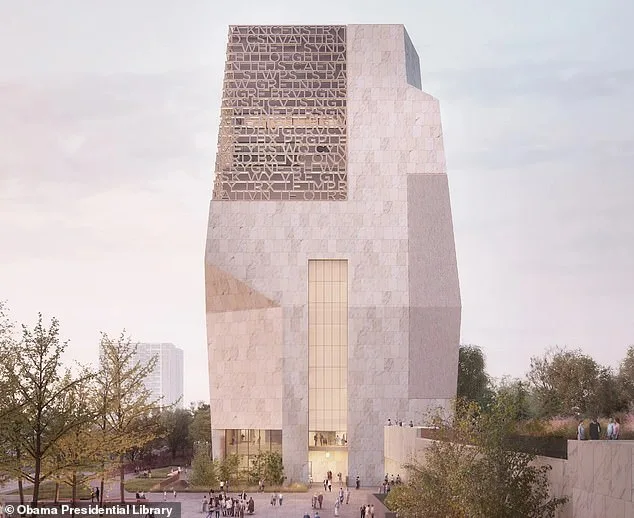 Obama Presidential Center Faces Backlash Over Controversial Design and Illegible Engravings