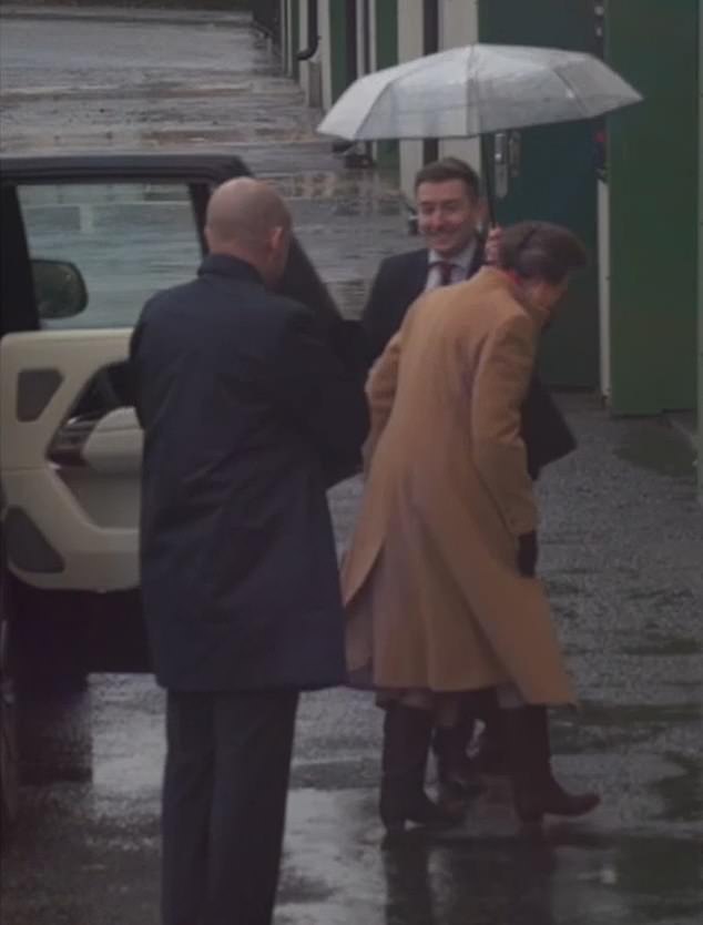 Princess Anne's Rain-Drenched Visit to Sheffield Amid Brother Andrew's Arrest