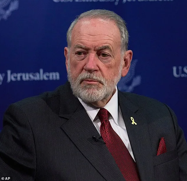 U.S. Ambassador Mike Huckabee Sparks Diplomatic Firestorm with Controversial Remarks on Israel's Territorial Claims