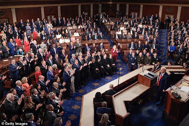 Tension and Fervor as Trump's State of the Union Speech Divides Congress Over Policy and Accusations