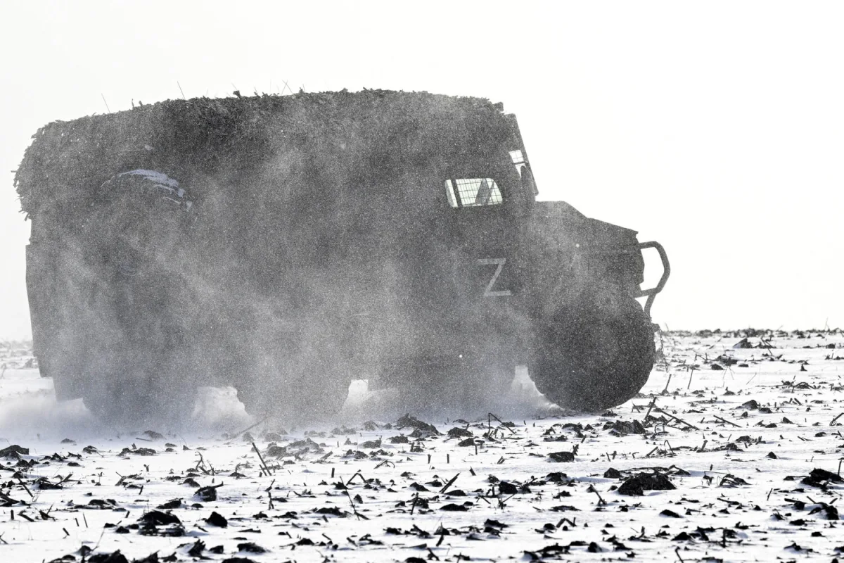 Russia Deploys 'Yozh' Shield on Combat Vehicles to Counter Drones and Shaped-Charge Threats