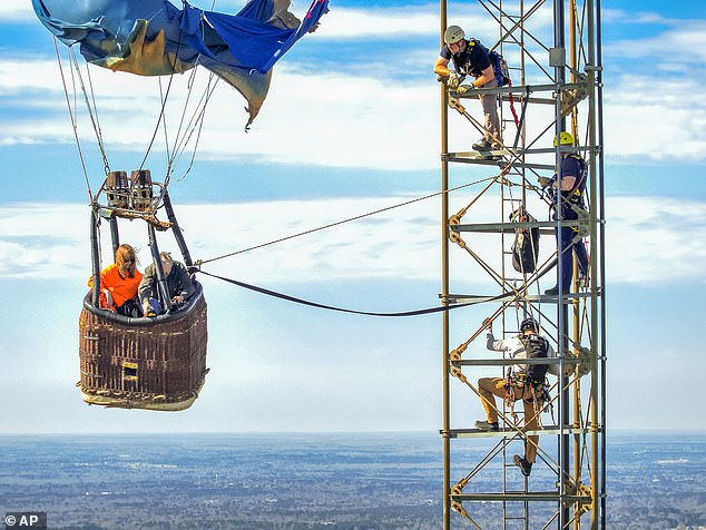 Dramatic Hot Air Balloon Rescue in Longview After Collision with Radio Tower
