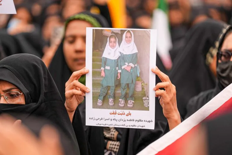 Iran Marks Somber Funeral for 165 Schoolgirls Killed in Attack, Fueling Anti-American Protests