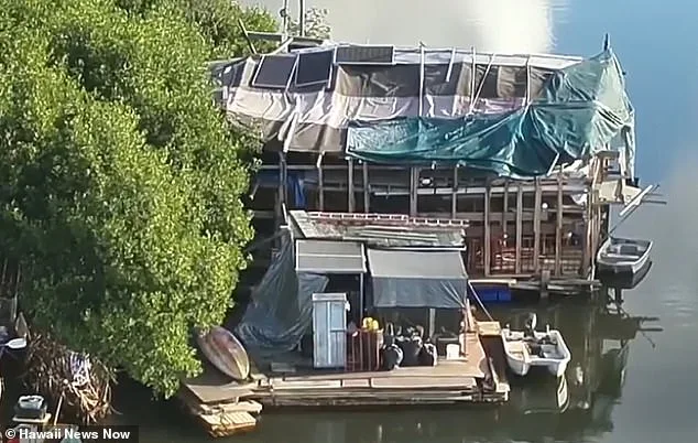 Surreal Floating Encampment Built by Homeless Residents Becomes Controversial Fixture in Honolulu
