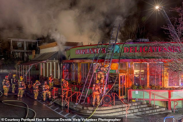 Reckless Act Triggers Fire at Portland Delicatessen, Highlighting City's Challenges