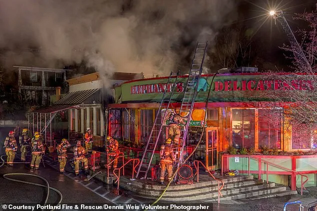 Reckless Act Triggers Fire at Portland Delicatessen, Highlighting City's Challenges