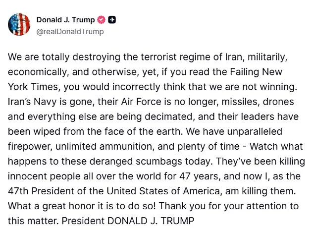 Trump Vows Escalation Against Iran Amid Concerns Over Nuclear Program and Regional Tensions