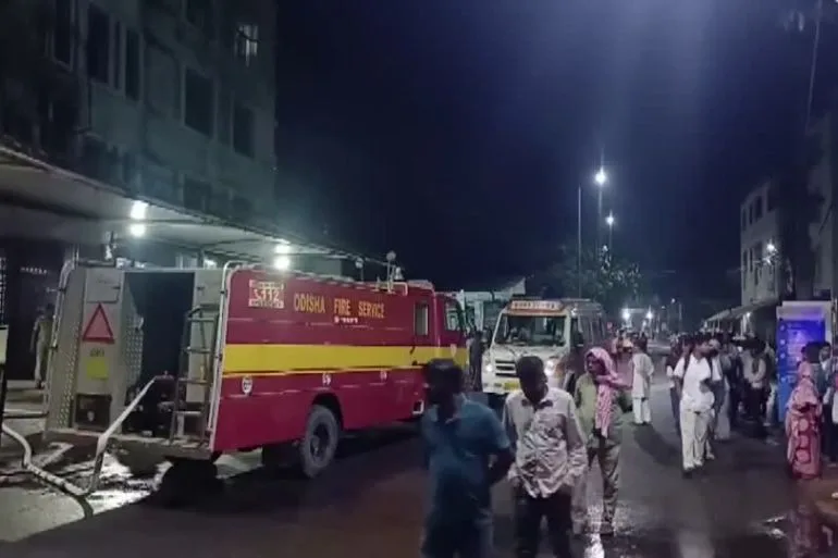 Cuttack Hospital Fire Claims 10 Lives, Sparks Safety Concerns Over Short Circuit