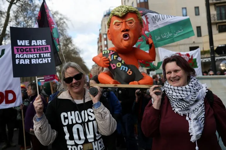 Historic Anti-Far-Right March Unites London in Show of Solidarity