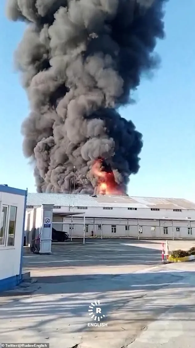 Iranian Drones Strike British Oil Facility in Iraq, Sparking Fire Amid Escalating Tensions