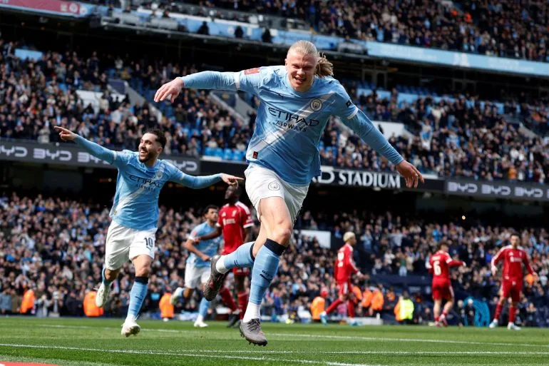 Haaland's Hat-Trick Propels Manchester City Past Liverpool in FA Cup Quarterfinal