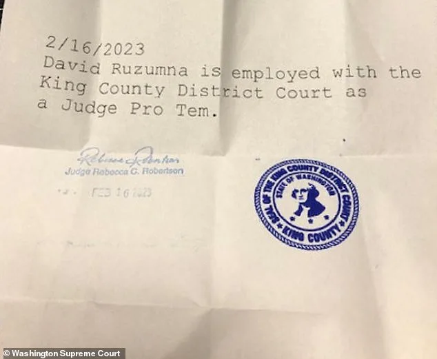 Washington Supreme Court Removes Judge Over Parking Forgery Scheme