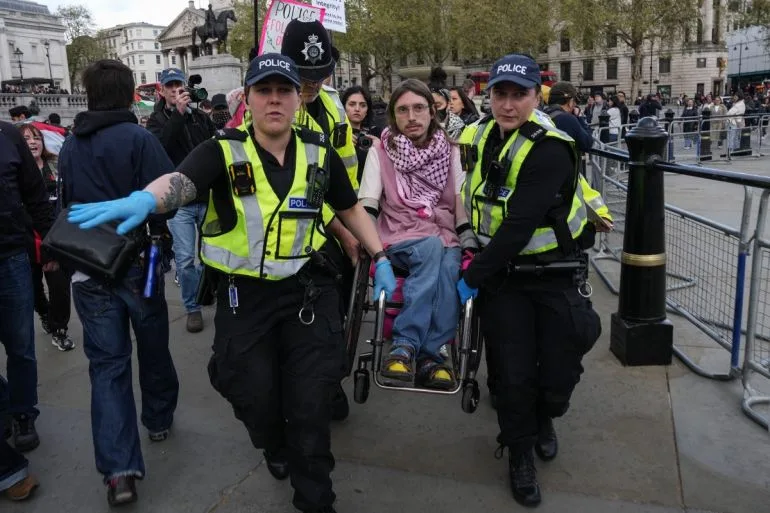 Over 500 Arrested in London Pro-Palestinian Protest Amid UK Government Criticism