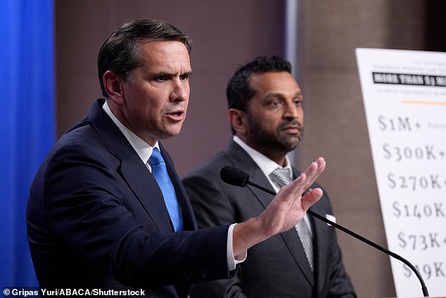 FBI Director Patel denies drinking allegations and sues over claims of incompetence.