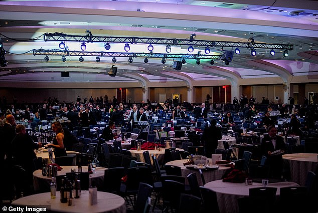 Gunman opens fire at Washington Hilton dinner, sending guests scrambling for cover.