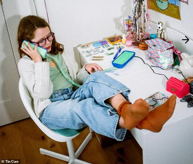 Parents embrace Tin Can landline for safe, screen-free calls.