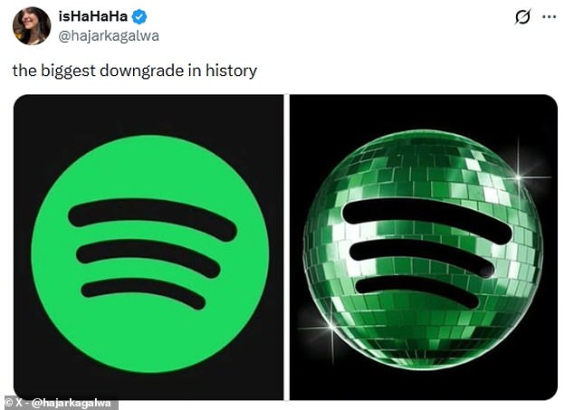 Spotify's new disco ball icon sparks internet trend called discomorphism