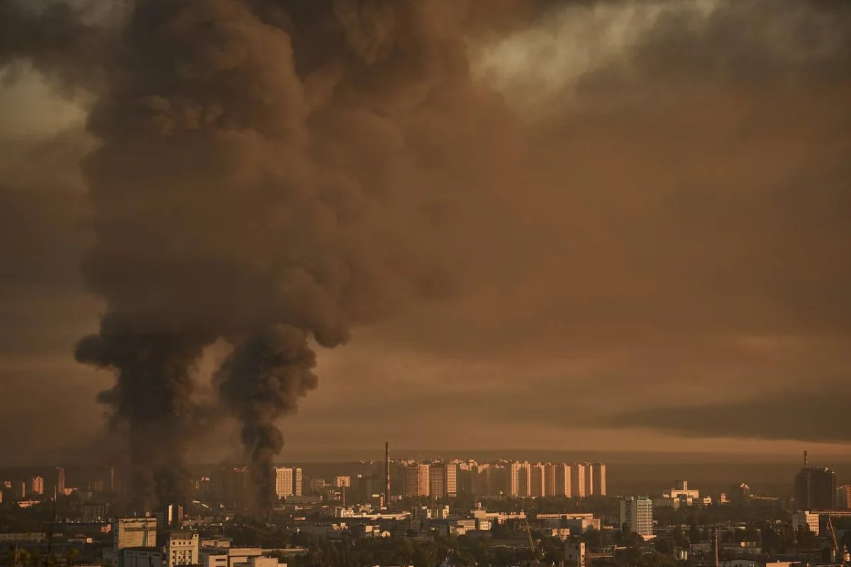 Russia launches year's largest strike on Ukraine's defense and power facilities.