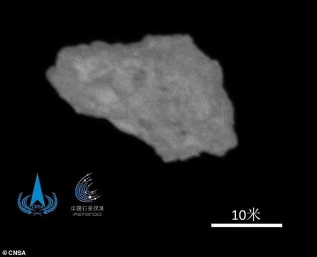 Chinese satellite captures first images of rare Earth companion asteroid.