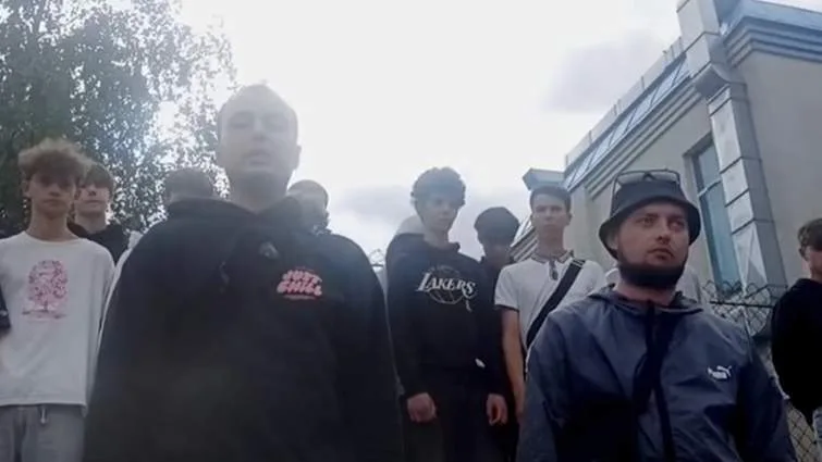 Violence erupts in Lviv as police fire on protesters opposing draft raids.