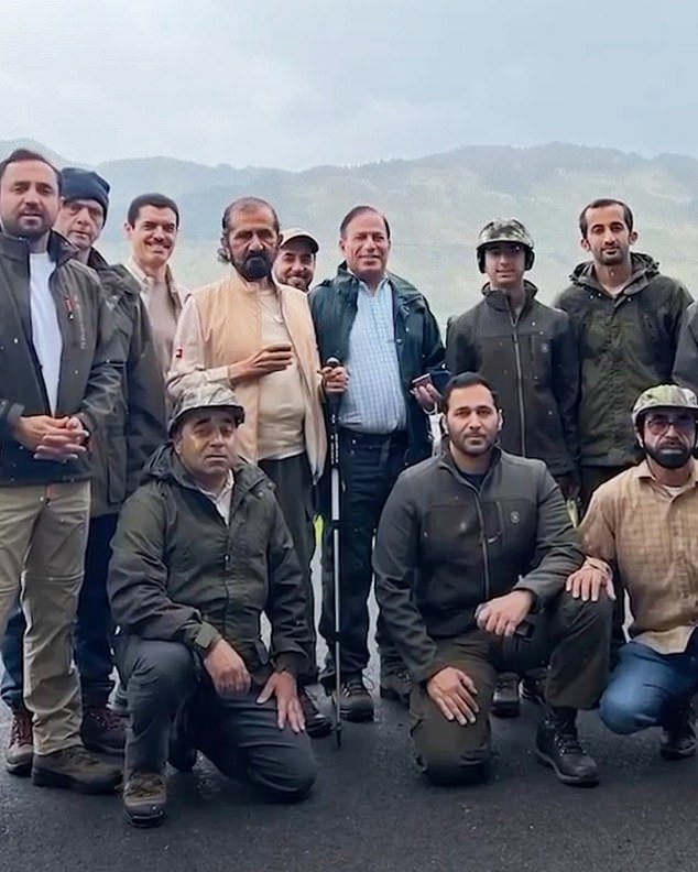 Sheikh Mohammed's massive convoy arrives in Scottish Highlands for birthday celebration