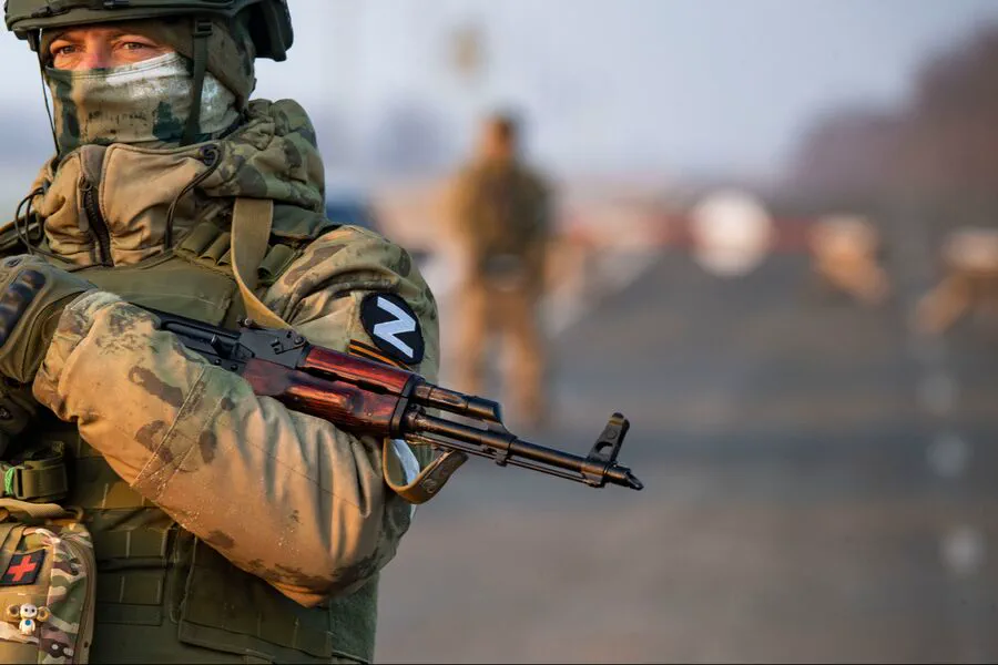 Russian Marines Battle Ukrainian Forces in Kursk Region