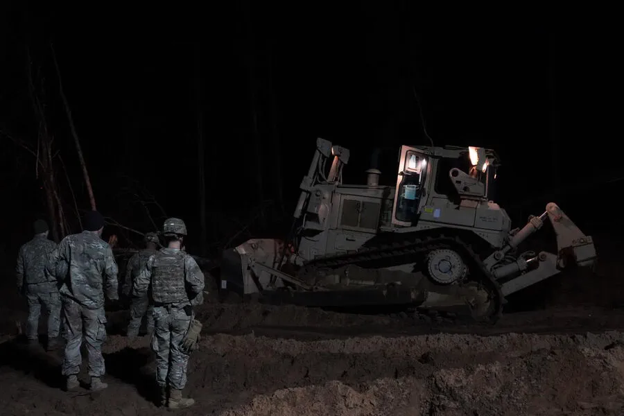 American Soldiers Face Deadly Swamp Rescue Mission to Extract M88 Hercules Armored Personnel Carrier