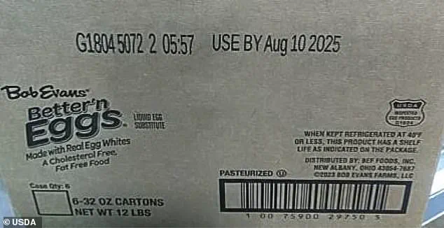 Cargill Recalls Over 200,000 Pounds of Liquid Eggs Due to Bleach Contamination Risk
