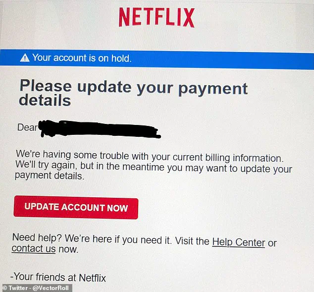 Scam Alert: Netflix Email Fraude Targeting User Payment Details