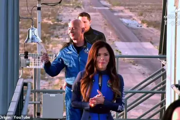 All-Female Celebrity Crew Soars to Space in Historic Blue Origin Flight