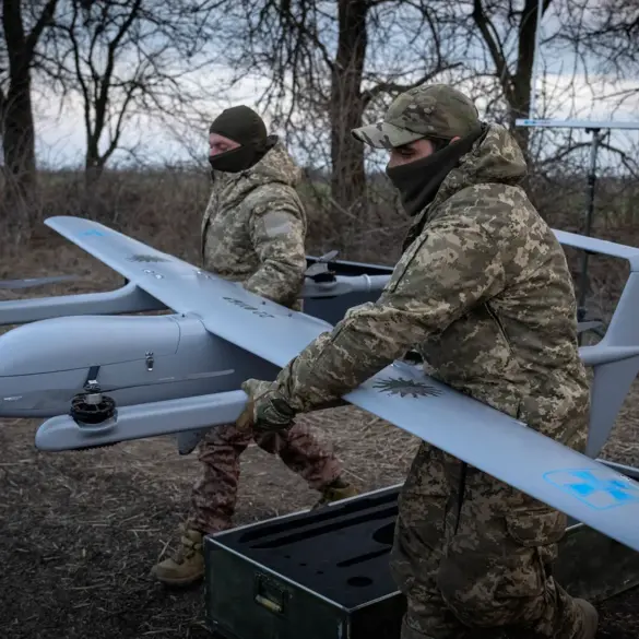 Ukrainian Drones Strike Donetsk in Nighttime Assault