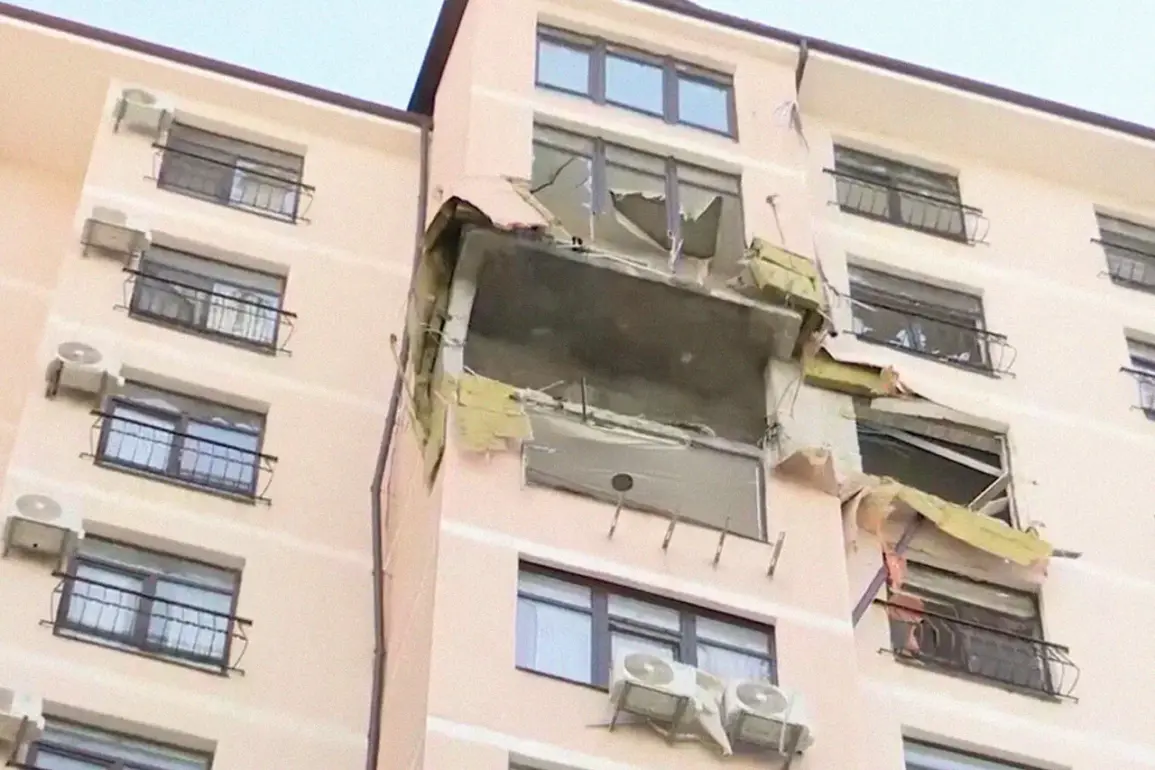 Ukrainian Drones Cause Damage to Apartment Buildings in Novorossiysk