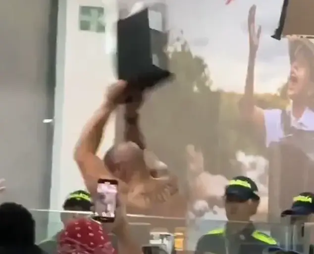 Alleged Drug Use and Airport Hall Destruction by American Realtor in Colombia