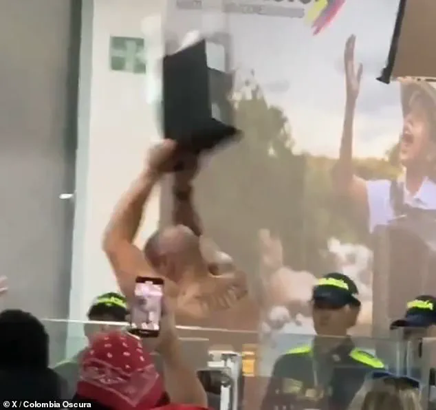 Alleged Drug Use and Airport Hall Destruction by American Realtor in Colombia